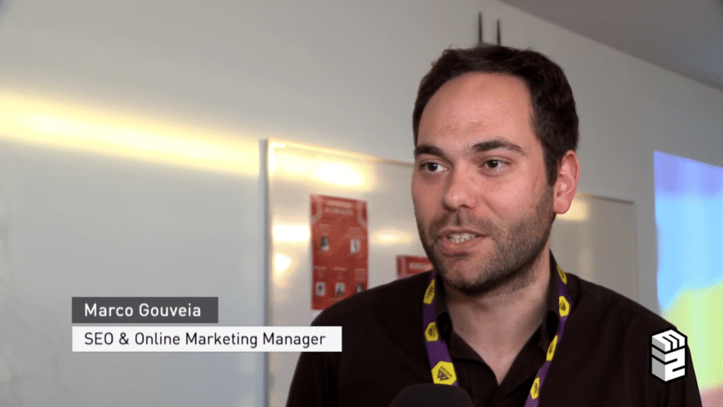 Marco Gouveia no Evento - GAME – Grupo de Alunos de Marketing da ESCS