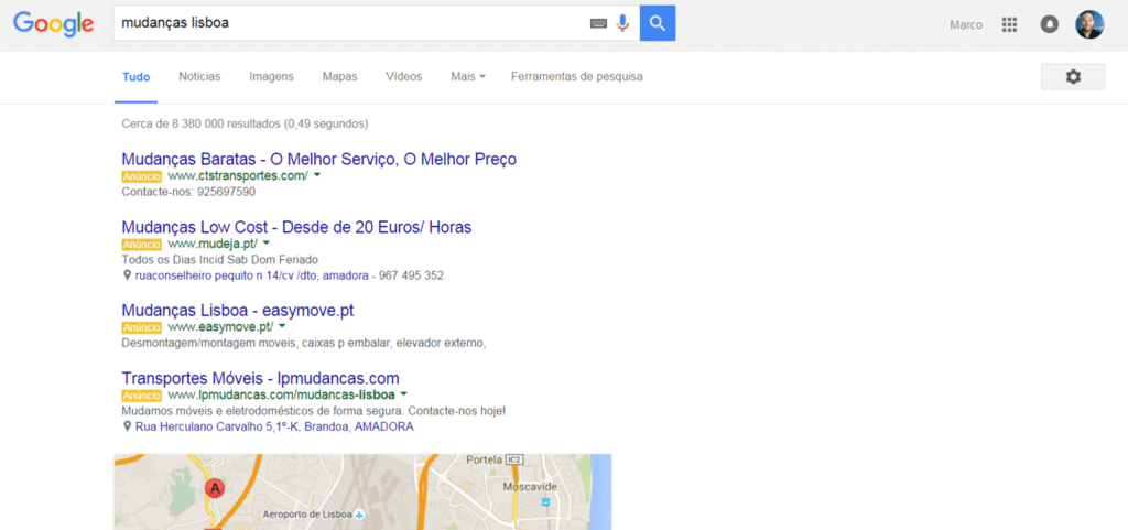 Alterações Google AdWords